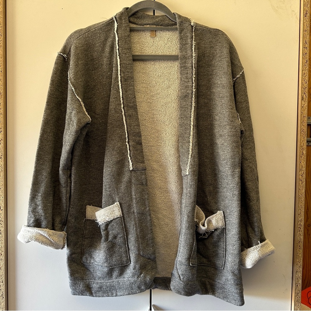 Bordeaux Sweater Cardigan Blazer